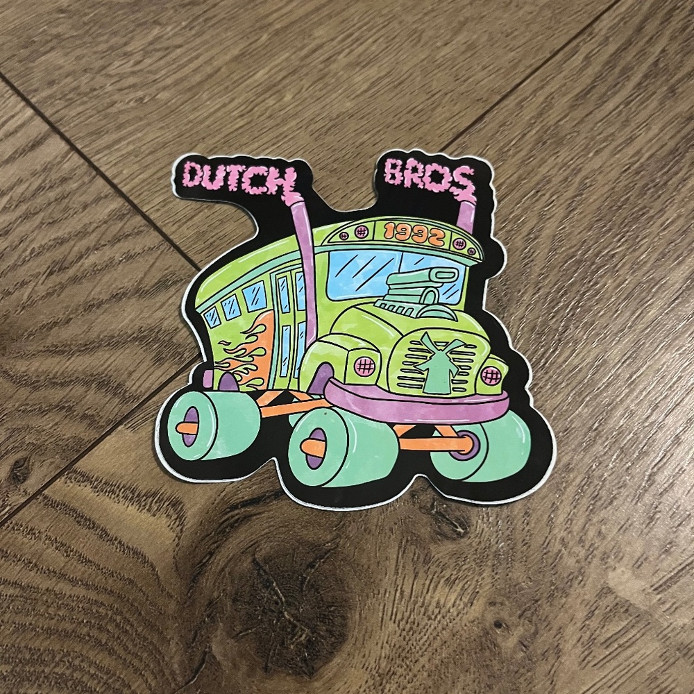 Dutch bros sticker - van